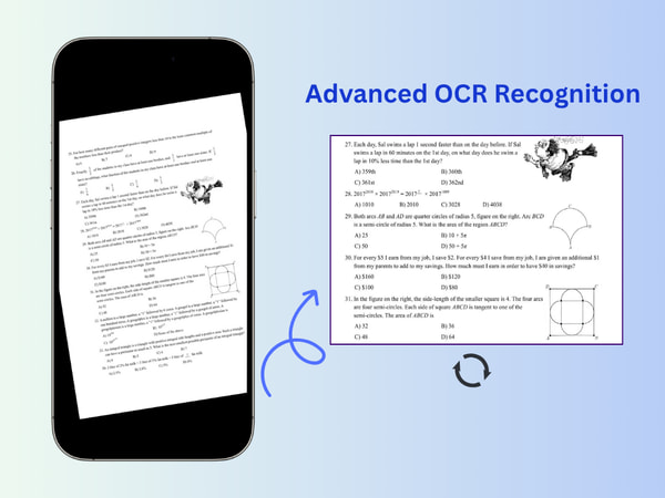 Advanced OCR for Effortless Image-to-Solution